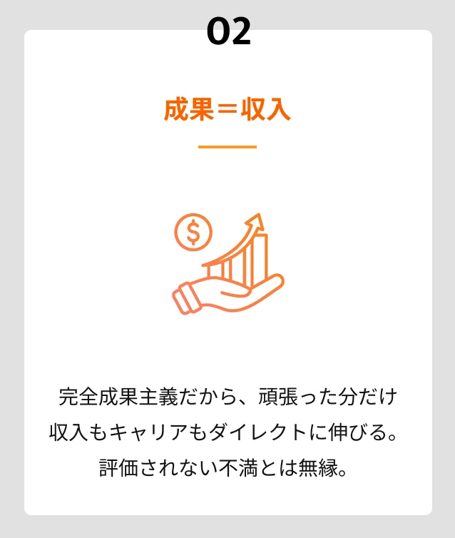 DGLOSSの強み2: 成果=収入